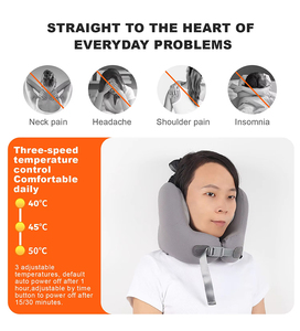 Custom Noise Reduction Travel Pillow Neck Pillow Wholesale Travel Pillows for Airplanes with Earbuds - Product Image 3