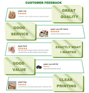 <span class=keywords><strong>Taza</strong></span> de papel de cartón desechable con asas, soporte para bebidas de café, milktea, venta al por mayor, ecológico - Product Image 6