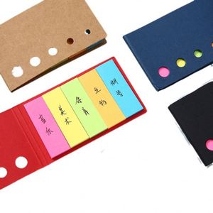 Blocs de Notas Personalizados Estilo Europeo, 5 Orificios, Notas Adhesivas Bonitas con Logotipo, Autoadhesivas y Magnéticas, Regalos para Oficina y Escuela - Product Image 5