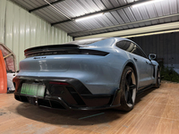 Piezas de automóvil Taycan, alerón trasero, estilo M, Kit de carrocería de fibra de carbono seco, accesorios automotrices para Porsche Taycan