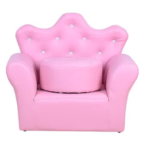 Popular Design Hot Items Cute Crown Kids Sofa