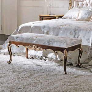 طقم غرفة نوم روكوكو عتيق استثنائي، أثاث منحوت بشكل فاخر، طقم غرفة نوم من خشب البلوط الصلب، أثاث مصنوع يدويًا - Product Image 3