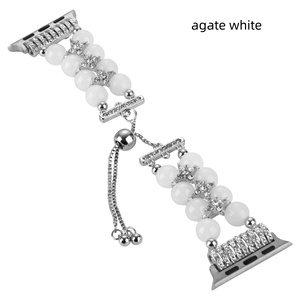 Bracelet perlé extensible perle breloques bijoux bracelet de montre pour <span class=keywords><strong>Apple</strong></span> Watch série <span class=keywords><strong>8</strong></span> 9 ultra 49mm 41mm <span class=keywords><strong>45mm</strong></span> - Product Image 5
