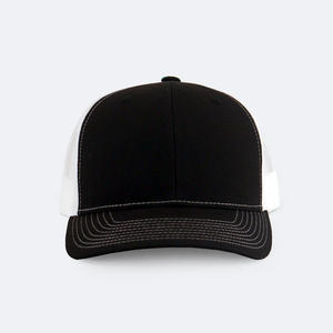 Gorra de béisbol deportiva de lona con logo personalizado, estilo trucker, de 6 paneles, negra sólida, para adulto, de moda, con MOQ bajo, de Vietnam - Product Image 2