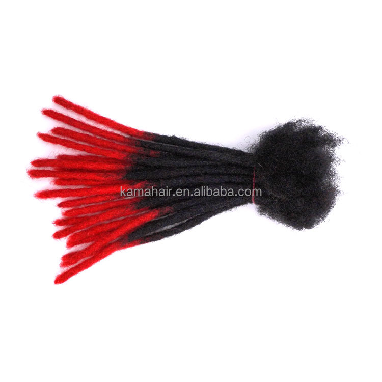 Vast Hair KAMA Brazilian Remy Hair Dreadlocks Extensions Men's Dreadlock Hair System Short Length Natural Looking High Quality thumbnail 2
