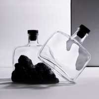 200ml conçu luxe verre clair aromathérapie diffuseur bouteille vide parfum parfum Reed diffuseur conteneur