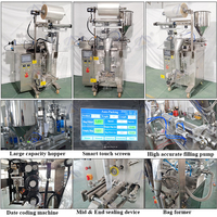 Máquina de envasado de líquidos Autompack ATM-320L para sobres stick, aceite de oliva, leche, miel, Domestos, lejía espesa y salsas