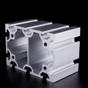 <span class=keywords><strong>Profil</strong></span>é en aluminium d'extrusion personnalisé 4040 4080 8080 <span class=keywords><strong>Profil</strong></span>é en aluminium à fente en V et à fente en T avec service de coupe - Product Image 6