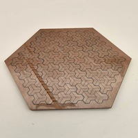 Puzzle pour chat en bois durable, fabriqué à la main, directement de l'usine, pièces de forme féline irrégulière, bords lisses
