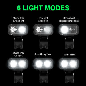 <span class=keywords><strong>1000</strong></span> <span class=keywords><strong>Lumens</strong></span> 6 Modes T6 Montagne Route Cyclisme LED Vélo Lumière USB Rechargeable LED Avant Queue Étanche Vélo Lumière Ensemble - Product Image 5