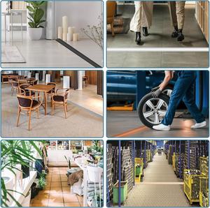 Gaine de câble de sol en PVC flexible autocollante 1m pour bureau et concert, empêche les risques de piégeage, fabriqué en Chine - Product Image 5