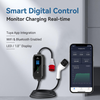 Station de recharge portable avec application Tuya, WiFi, capacités Bluetooth, station de recharge portable murale