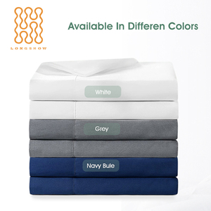 Wholesale Ultra Soft Microfiber Bed Linen Sheets White Hotel Bed Flat Sheet And Fitted Sheet