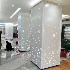 Techo <span class=keywords><strong>de</strong></span> aluminio perforado que transmite la luz para el vestíbulo <span class=keywords><strong>de</strong></span> un hotel, paneles <span class=keywords><strong>de</strong></span> techo <span class=keywords><strong>de</strong></span> aluminio luminosos artísticos personalizados - Product Image 6