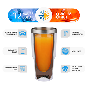 Custom logo Powder Coated Regular Stainless Steel Tumbler Powder Coated <b>Double</b> <b>Wall</b> Coffee 30oz 20 oz Travel Car Mugs Tumblers - Product Image 4