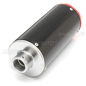 Sistema de tubo de escape para motocicleta CNC, silenciador Universal para HONDA XR50 CRF50 para Yamaha para Suzuki 110cc 125cc 140cc Pit Dirt Bike - Product Image 4