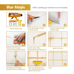 SIWAY vendita calda Epoxi Grout Glitter <span class=keywords><strong>piastrelle</strong></span> di ceramica giunto sigillante resina adesiva e <span class=keywords><strong>Silicone</strong></span> a base di liquido aspetto - Product Image 4