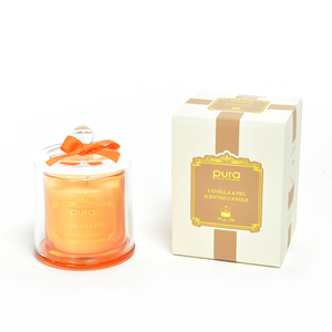 Vela de vainilla y higos de 150 g en campana de cristal 9CM A.12CM - Product Image 1