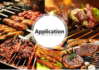 Acier inoxydable Moyen-Orient Gaz Poulet Boeuf Viande Barbecue Rotatif Doner Kebab Grill Shawarma Machine En Vente