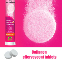 Supplément vitaminique personnalisé de qualité supérieure produits de beauté soins de la peau comprimés de collagène biotine 500mg comprimés effervescents de collagène