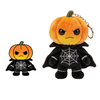 Service de Maquette 3D Personnalisée pour Poupée en Coton, Mascotte Citrouille, Cadeaux d'Halloween, Porte-clés en Peluche Unisexe avec Emplacement pour Carte, Rembourrage en Coton PP