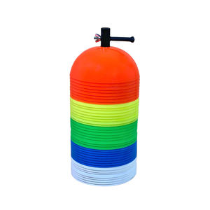 Ensemble de cônes de marqueur de dôme dur de qualité supérieure cônes de vitesse d'agilité multicolores pour l'entraînement de Football - Product Image 5