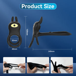 Anillo de Control de Eyaculación Masculina de Alta Calidad con 10 Modos de Vibración para Hombres, Juguetes Sexuales para Adultos, Anillo para Bloquear el Esperma <span class=keywords><strong>que</strong></span> Aumenta el Placer Masculino - Product Image 5