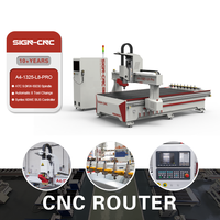 Machine à bois CNC haut de gamme à 3 axes A4-1530-L8-Pro avec changeur d'outils automatique pour la gravure et la découpe du bois