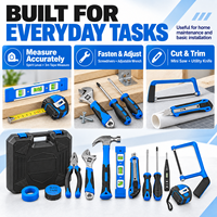 Perceuse sans fil professionnelle 12V, kit d'outils d'entretien domestique 13 pièces avec jeu de douilles et pinces, ensemble combiné d'outils électriques pour les réparations