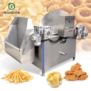 Industry Commercial Small Automatic Fry Filter Banana Chip Chicken <b>Fryer</b> Freidora Pollo De A Gas <b>Machine</b> - Product Image 1