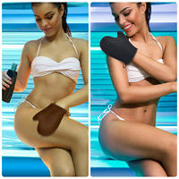 Gants exfoliants personnalisés avec logo, applicateur de bronzage auto-bronzant avec mitaine de bronzage pour lotions et brumes, gant de bronzage