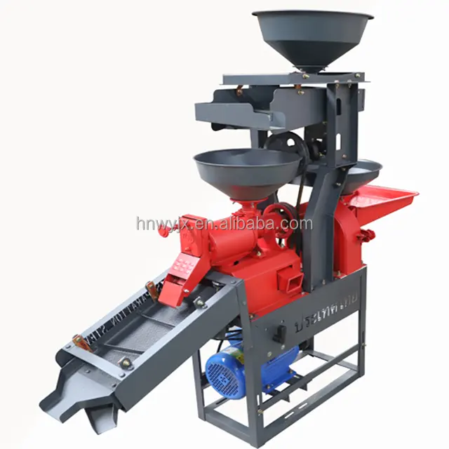 Hot sale multifunction rice mill combine grain grinder mini rice mill machine for household easy to operation