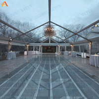 Tente transparente pour activités de plein air, portable, en verre ou en acrylique, pour mariage, fête, exposition, salon professionnel, plantation