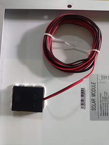 แผงโซลาร์เซลล์โพลีคริสตัลไลน์ 15 วัตต์ 25 วัตต์ 45 วัตต์ 18V พร้อมสายเคเบิล 5 เมตร สำหรับ<span class=keywords><strong>ระบบ</strong></span>ไฟส่องสว่างรั้วและโคมไฟสวน - Product Image 5