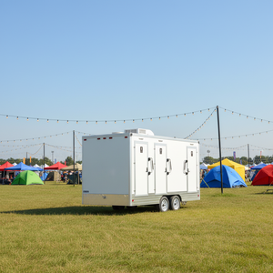 <span class=keywords><strong>Remorque</strong></span> <span class=keywords><strong>de</strong></span> luxe portable pour sanitaires et douches, 5 toilettes, <span class=keywords><strong>remorque</strong></span> alimentaire chinoise avec toilettes - Product Image 2