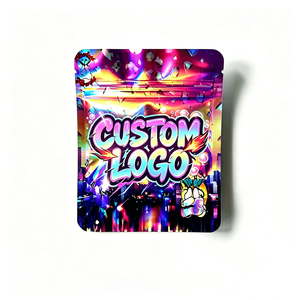 Custom Printed Child Resistant 3.5 Mylar Bags Stand Up Pouch With Zipper Top Resealable Digital Printed Food Grade Packaging Bag - Product Image 1