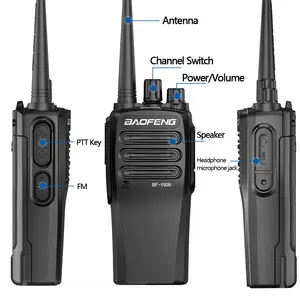 Baofeng presunto rádio de longo alcance UHF two-way radio BF-1909 10W handheld walkie talkie 400-470MHz rádio Anti-choque walkietalkie