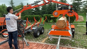<span class=keywords><strong>Remolque</strong></span> para Troncos RIMA de 2.5 Toneladas / <span class=keywords><strong>Remolque</strong></span> para Madera para ATV <span class=keywords><strong>con</strong></span> Grúa Hidráulica de 3.4m y Cabrestante Hidráulico de 30m - Product Image 4