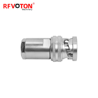 Conector Triaxial RF de fábrica Triax BNC macho abrazadera Triax TRB macho para Cable Coaxial TRX316