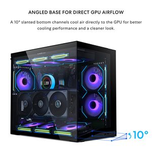 Boîtier <span class=keywords><strong>LIAN</strong></span> <span class=keywords><strong>LI</strong></span> O11D <span class=keywords><strong>MINI</strong></span> V2 Flow d'Alibaba |   Boîtier d'ordinateur compact ATX Mid-Tower Airflow (O11DMIV2FX) - Product Image 4