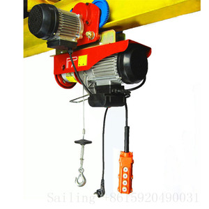 Mini polipasto portátil de 220v PA, grúa eléctrica de cadena, precio barato, 100kg, 300kg, 500kg, 1000kg - Product Image 2