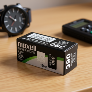 SUNING MAX 390 Silver <b>Oxide</b> Disposable Watch Battery 1.55V 10 Pack - Product Image 2