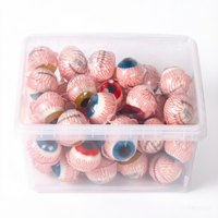 Bonbons gélifiés fruités 4D très demandés, fourrés à la confiture, multicolores, pour enfants, emballés en boîte