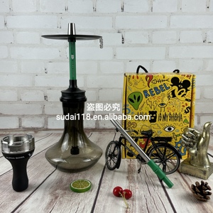 Nhà Máy Outlet Alpha Loạt Mini Misha Thép Không Gỉ Hookha Frosted Nga Thiết Kế Truyền Thống - Product Image 6