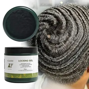 16 oz Edge Control Styling Flechtgel OEM Natural Big Size Extra Hold Loc Twist Konditionierung Shining Braid Gel