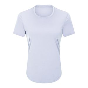 Camiseta Deportiva Corta de Manga Corta, Transpirable y Ajustada, para Mujer, Informal, para Correr, Yoga, Personalizable con Logotipo - Product Image 5
