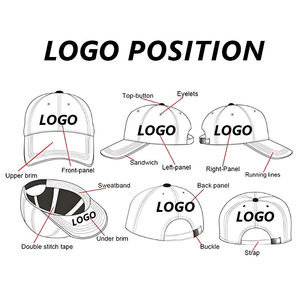 Casquette de baseball en coton 100% de haute qualité, 6 panneaux, avec logo brodé personnalisé, casquette de papa - Product Image 6