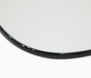 Kingwin Gương Treo Tường Phòng Tắm Hình Bầu Dục Tròn Không Khung Gương Tròn Đánh Bóng Vát 24 Inch Cho Tường Phòng Tắm - Product Image 4