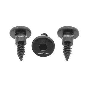 Tornillos autorroscantes Nomosion M6x24 con cabeza hexagonal y brida, rosca métrica derecha, grado 10.9, para metal - Product Image 3