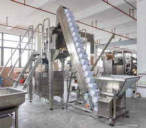 Titreşim atlama kova asansörü konveyör sistemi paketleme makinesi için paslanmaz çelik tahıl gıda asansörü besleme malzemesi - Product Image 2